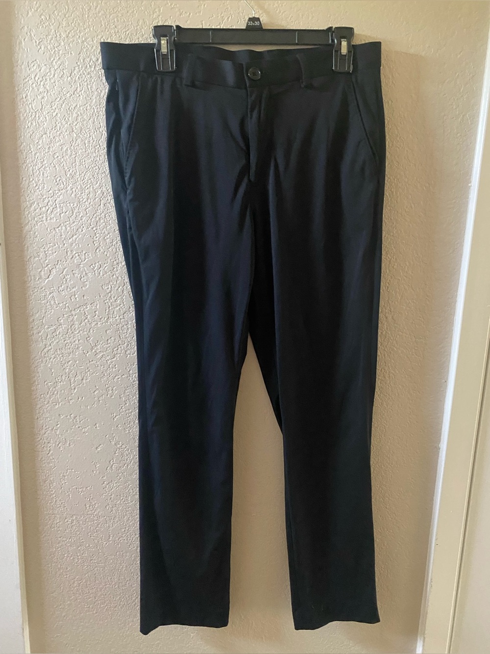 Murano Evan Fit Performance Black Pants Men’s 32x30
